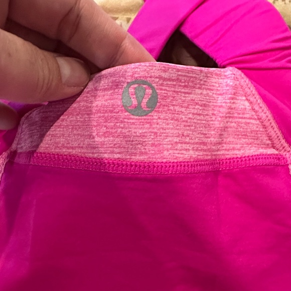 Lululemon Athletica Pink Cross-Back Tank Top - Picture 5 of 7